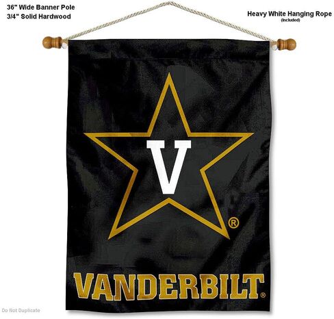 Vanderbilt Commodores Banner with Hanging Pole in Saudi Arabia