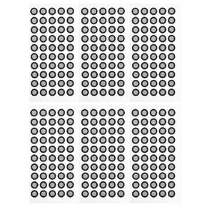 300Pcs 6.0 mm 3D Scanning Marker for 3D Scanner, 3D Tracking Dot Reference Point, Target 3D Scan Tracking Dots for Diffuse Reflection Markers Optical Tracking