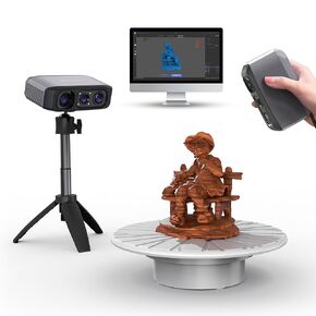 3D Scanner for 3D Printing, Handheld 3D Model Scanners with 0.05mm High Detailed Precision, Intelligent Pre and Post Data Processing, Compatible with Windows/MacOS, Moose Lite (Premium)