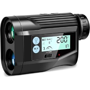 Golf Rangefinders with Slope HD LCD Range Finder Golfing 1100 Yards Golf Range Finder with Voice Announcement High-Precision Flag Lock with Pulse Vibration USB Charging Range Finder for Golf