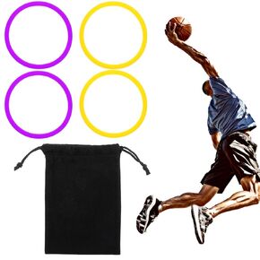 4Pcs Knee Strap Patella Tendon Support, Silicone Fine Patella Bands for Knee Pain, Elastic Patellar Knee Brace Strap Fixed Basketball Patella Band Rings for Running Soccer Hiking Jumpers