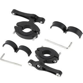 2 Set Bicycle Bottle Cage Bike Bottle Holder Cycling Road Bike Mountain Bike Water Bottle Carrier Mount Rack Universal Aluminum Alloy Black