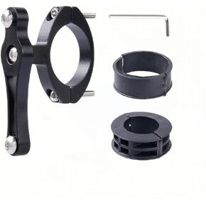 Bike Water Bottle Cage Adapter Bottle Holder Conversion Bracket Water Bottle Cage Mounts Aluminum Alloy Adjustable Mounting Base Suitable for Bike Handlebar Seatposts (with Wrench)