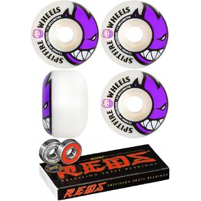 Spitfire Skateboard Wheels 54mm Bighead with Bones Reds Bearings