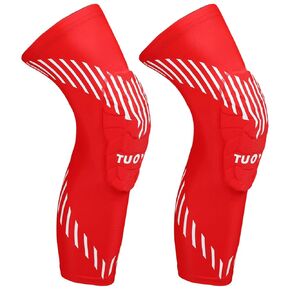 TUOY Compression Knee Pads Knee Protection Padding Brace (1 Pair)