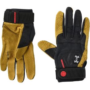 Under Armour Adult Harper Pro Batting Gloves Black | Red Small