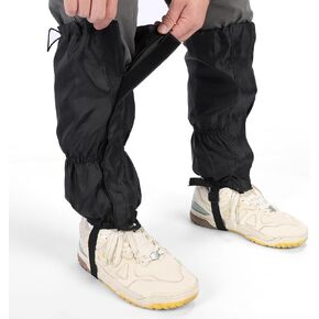 Leg Gaiters Windproof Water Resistant Snow Sand Adjustable Boot Gaiters for Hiking Walking Backpacking