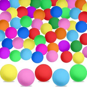 100 Pack Table Tennis Balls,40mm Colored Plastic Balls Beer Balls Bulk,Washable Small Game Balls for Ball Games,Arts and Craft,Party Decor,Pet Toys