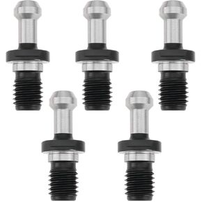 5 Pcs CAT40 45 Degree 0.594 Inch Thread 5/8-11 Inch Heavy Duty Pull Stud Retention Knob Compatible with HAAS CAT 40 CNC Tool Holders