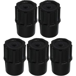 BQLZR 23.5mm OD Black Plastic Sax End Plug Saxophone Plug for Alto Saxophone Pack of 5