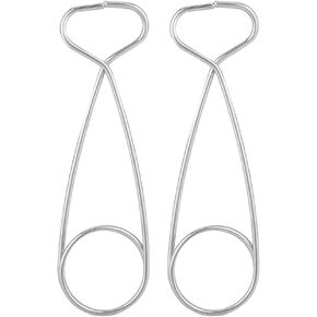 2Pcs Mouth Spreader, Stainless Steel Fish Mouth Jaw Spreaders Water Bottle Hanger Hook Rack for Saltwater Fishing Cooker Water Bottle Camp Travel Outdoor