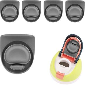 5PCS Replacement Parts for Owala Accessories, Replacement Stopper for Owala FreeSip 24oz 32oz, BPA-Free Silicone Water Bottle Top Lid Gasket Replacement Parts for Owala 16/19/24/32/40oz(Gray)