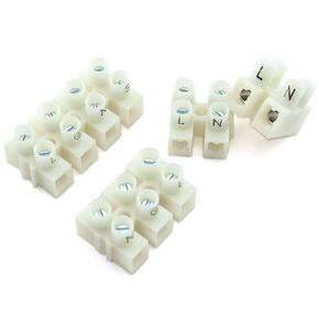 30pcs Screw Type Quick Connect Terminal 450V 45A 22-10AWG 2/3/4 Position Wire Connectors Butt Terminal Block Universal Reusable Clamp Wire Terminal Wiring 2P 3P 4P