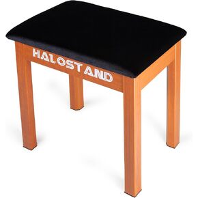 Piano Bench with Storage, Wood Finish Color Keyboard Bench Piano Bookcase Stool Chair Seat with High-Density Suede Cushion