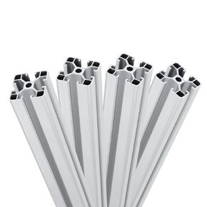 4 Pieces 48" Length T Slot 4040 Aluminum Extrusion Profile Extruded Linear Motion Guide Rail for 3D Printer, CNC Machine and DIY Material