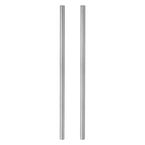 HARFINGTON 2pcs Linear Motion Rod Shaft Guide 8mm x 330mm Steel Chrome Plated Smooth Hardened Rod High Precision Linear Motion Shaft Linear Rail for 3D Printer DIY Tools
