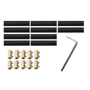 10PCS 10 AWG Gauge Wire Connector Nut Kit Splicing Quick Wiring Connection Terminal 60A Quick Wiring Connection Terminal Circuit Connector Wire Connector with Screws and Heat Shrink Tube