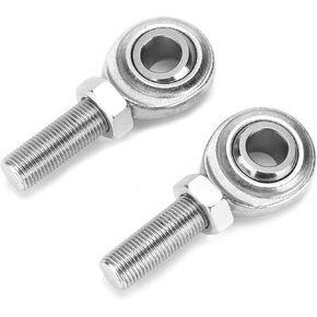 Rod End Heim Joints, 2Pcs CMR?8 Spherical Rod End 1/2-20 Rod End Ball Bearing Male Thread Connector Joint Bearing Right Hand Rod End Bearing