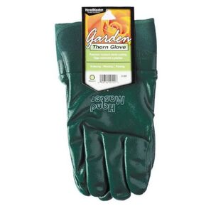 MAGID G195T Lose Rose Handler Glove with Nitrile Coating, Green, Small