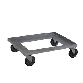 Channel MC1338 Dollies, Glass Rack/Milk Crate Dolly, Milk Crate Dollies, 27.25"W x 20.25"D x 7.5"H, Aluminum Construction