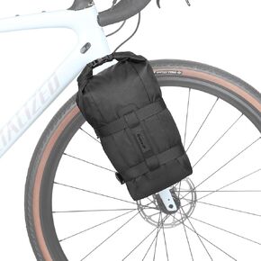 Rhinowalk Bicycle Luggage Carrier Bag Waterproof 6.5L Front Bike Bag for Luggage Carrier Frontfork Bag Fork Pack