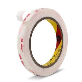 Double Sided Tape Heavy Duty Mounting Tape 1/2" x 10.8Ft Made of 3M Strong Adhesive Waterproof VHB Foam Tape Perfect for Home Office Car Decor LED Strip Lights