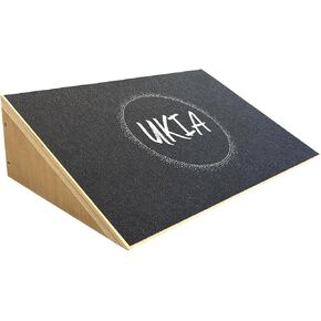 UKIA Slant Board for Squats - Slant Board Squat Wedge for Calf Stretching - Non-Slip 25 Degree Incline Knees Over Toes Weightlifting Equipment to Improve Athletic Performance