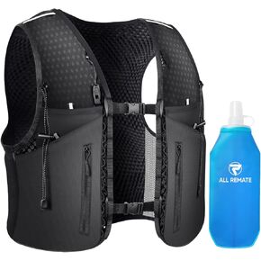 Ultimate Multi-Sport Trail Running Vest with Water Bottle – Ergonomic, Lightweight, Reflective, Breathable, Adjustable with Multiple Pockets