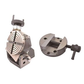 HHIP 9906-2338 4-Inch Tilting Rotary Table with Free Rotary Table Vise