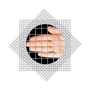 1/4 Inch Chicken Wire Mesh Sheet 12" x 12", 2 Pack Metal Mesh Sheet, Galvanized Wire Mesh 23 Gauge Hardware Cloth, Wire Mesh Screen for Crafts, Pet Cage, Cat Pen, Patio