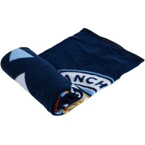 FOCO Officially Licensed Manchester City FC Football Particle Fleece Blanket