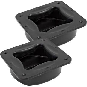 Seismic Audio - SAHDL412-2Pack - Pair of Plastic 4 Sided Pocket Speaker Handles for PA Speakers - Replacement Speaker Cabinet or Monitor Handles