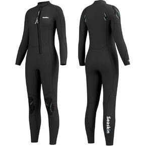 Seaskin Womens Wetsuit 5mm Front Zip Full Wetsuit
