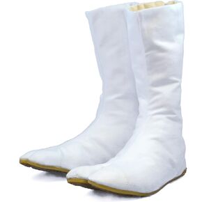 Rikio Fighter Ninja Shoes Jikatabi Boots White US Men 8 (JP 26 cm)