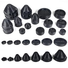 Rubber Grommet Kit Wire Protection, Wire Grommet, Firewall Solid Closed Hole, Double Sided Rubber Hole Plug, for Drill Hole Wire Electrical Appliance Plumbing