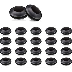 20 Packs Airlock Grommet, Fermenter Lid Grommet Silicone Grommets for Homebrewing, Straws, Airlock, Beer, Mead, Wine, Silicone Bucket Fermenter Lids, 5/8 Inch OD and 3/8 Inch ID