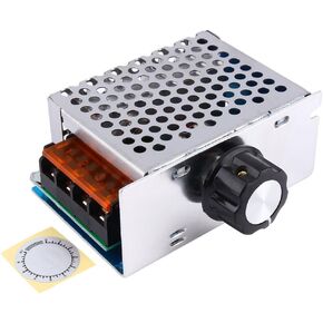 AC 220V 4000W SCR Voltage Regulator Dimmer Adjustable Electric Motor Speed Controller Large Power Module