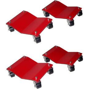 Car Dollies M998035 Made in USA - 12in x 16in 10,000lbs Capacity with Heavy Duty Casters 4 Piece for Cars, Trucks, UTVs, SUVs, Boats, RVs