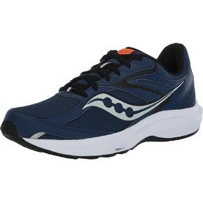 Saucony Men's Cohesion 17 Sneaker, Dusk/Black, 9.5 Wide