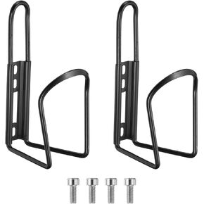 HARFINGTON Bicycle Water Bottle Cage Aluminum Basic Bike Universal Water Bottle Holder Mount with Screws for MTB Mountain Road Gravel