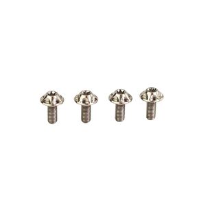 SILCA Titanium Water Bottle cage Screws | Set of 4 | Custom Wide Button Head T25