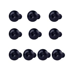 Titanium Bicycle Water Bottle Cage M5x8 10 12 15mm Bolt Button Head Allen Key Screws 10Pcs (Black, M5x12mm)