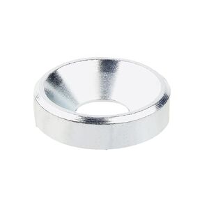 J.W. Winco 6341-ST-12-30-B-ZB GN6341 Washer with Bore for Countersunk Screw, 12 mm Bore, 30 mm OD, 7.5 mm Thickness, Steel Zinc Plated, Blue Passivated
