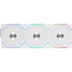 Lian Li UNI Fan TL 120 Wireless - Triple Pack - 2.4 GHz Wireless Controller Included - Daisy Chain & Infinity Mirror Design - Controller Required - White (12TL1W3W)