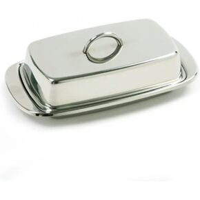 Norpro Stainless Steel Double Covered Butter Dish