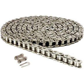 Jeremywell 50NP سلسلة أسطوانية مطلية بالنيكل 10 أقدام مع وصلة توصيل واحدة مضادة للتآكل in Kuwait