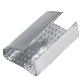 Open Serrated Strapping Seals for 5/8" Polyester Poly Polypropylene Strap Pallet Banding Clips(500)