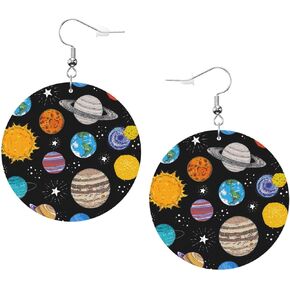 Earrings For Women, Dangle Earrings Jewelry For Women, Lightweight Faux Leather Earrings Gifts
