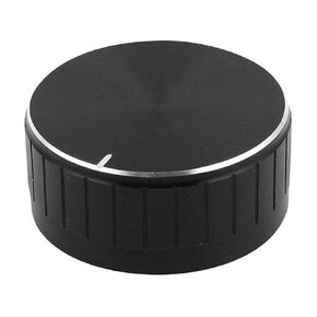 uxcell Plastic Potentiometer Rotary Control Knobs Caps, 17 x 40 mm, Black