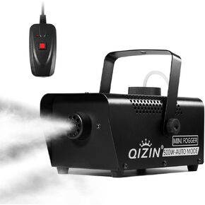 Fog Machine 500W with One-Key Lock and Automatic Smoke Spray - Perfect for Halloween Parties, Weddings, Christmas, and Stage Effects